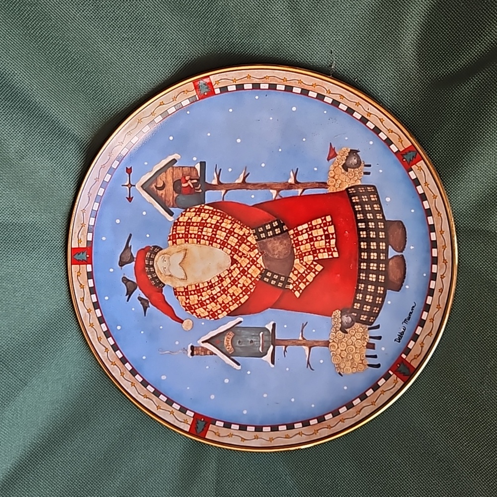 Royal Doulton Christmas Plate by Debbie Mumm